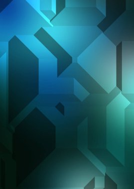 Çokgen arka plan. Geometrik tasarımlı renkli duvar kağıtları. Dijital 3d illüstrasyon.