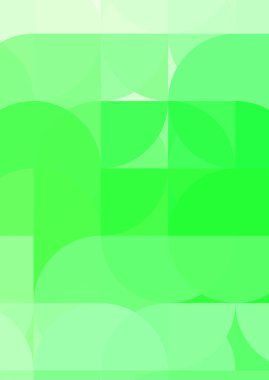 Dairesel şekillerin katmanları renkli ve canlı bir tasarım yaratıyor. Dairelerin sayısal çizimi. Gelecekçi tasarım şablonu.