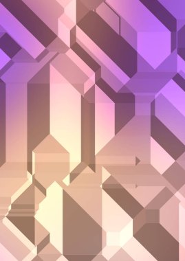 Çokgen arka plan. Geometrik tasarımlı renkli duvar kağıtları. Dijital 3d illüstrasyon.