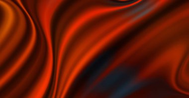 Kavisli çizgileri olan soyut bir arkaplan. Soyut ve gradyan renkte renkli çizimler. Çizgili desenli canlı dalga deseni.