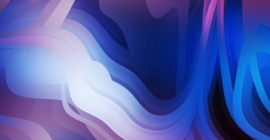 Dinamik trend basit akışkan renk gradyan soyut serin arka plan ve üst üste çizgi etkileri. Duvar kağıdı, afiş, arkaplan, kart, kitap, broşür, web sitesi. 2d illüstrasyon