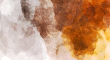 Suluboya arka planda lekeler ve lekelerle boyanmış. Fırça darbesi ile boyanmış. 2d Görüntü.