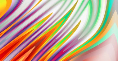 Sıvı renkli gradyanı olan soyut bir arkaplan. Modern kentsel grafiğin 2D çizimi. Graffiti tasarımı duvar kağıdına ilham verdi.