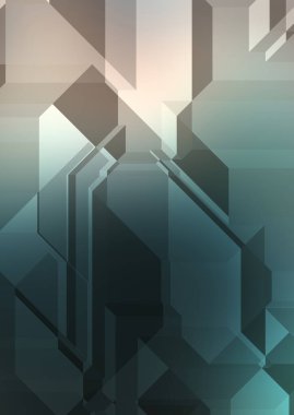 Çokgen arka plan. Geometrik tasarımlı renkli duvar kağıtları. Dijital 3d illüstrasyon.