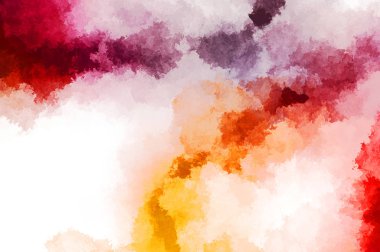 Suluboya arka planda lekeler ve lekelerle boyanmış. Fırça darbesi ile boyanmış. 2d Görüntü.