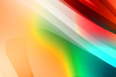 Renkli gradyan ile soyut arkaplan. Çizgili çizgili canlı duvar kâğıdı. Modern hareketin akışkan 2d çizimi.