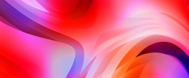 Renkli gradyan ile soyut arkaplan. Çizgili çizgili canlı duvar kâğıdı. Modern hareketin akışkan 2d çizimi.