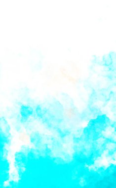 Suluboya arka planda lekeler ve lekelerle boyanmış. Fırça darbesi ile boyanmış. 2d Görüntü.