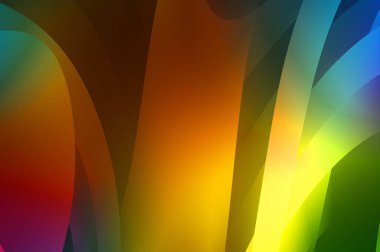 Renkli gradyan ile soyut arkaplan. Çizgili çizgili canlı duvar kâğıdı. Modern hareketin akışkan 2d çizimi.