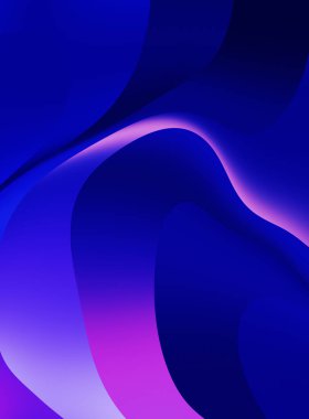 sıvı soyut arkaplan ve renkli gradyan. Modern hareketin 2d illüstrasyonu.