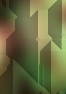 Çokgen arka plan. Geometrik tasarımlı renkli duvar kağıtları. Dijital 3d illüstrasyon.