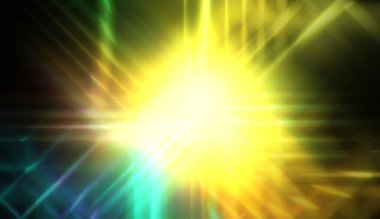 Işıl ışıl parlayan bir ışık. Enerjik enerji arka planı. Işığın ışınları ruhani bir ışıltıyla. Güzel duvar kağıdı.