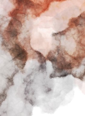 Suluboya arka planda lekeler ve lekelerle boyanmış. Fırça darbesi ile boyanmış. 2d Görüntü.