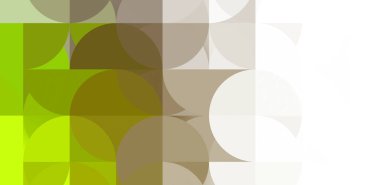 Dairesel şekillerin katmanları renkli ve canlı bir tasarım yaratıyor. Dairelerin sayısal çizimi. Gelecekçi tasarım şablonu.