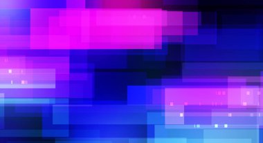 Geometrik çok renkli kesişen çizgiler. Dijital teknolojinin grafiksel çizimi. Soyut arkaplan. 