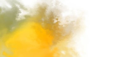 Beyaz arkaplanda soyut renkli suluboya. Dijital resim.