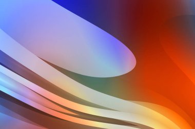 Renkli gradyan ile soyut arkaplan. Çizgili çizgili canlı duvar kâğıdı. Modern hareketin akışkan 2d çizimi.