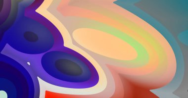 Sıvı renkli gradyanı olan soyut bir arkaplan. Modern kentsel grafiğin 2D çizimi. Graffiti tasarımı duvar kağıdına ilham verdi.