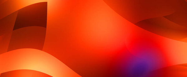 Abstract background with colorful gradient. Vibrant graphic wallpaper with stripes design. Fluid 2D illustration of modern movement.