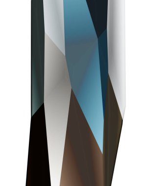 Soyut arkaplan. Üçgen 3d illüstrasyon çokgen sanat modeli tarzı. Geleceğin grafik geometrik tasarımı. Geometri dokusu fütürist dekorasyon. Moda ve canlı modern şablon