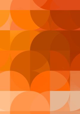 Dairesel şekillerin katmanları renkli ve canlı bir tasarım yaratıyor. Dairelerin sayısal çizimi. Gelecekçi tasarım şablonu.