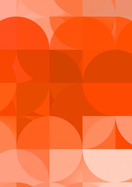 Dairesel şekillerin katmanları renkli ve canlı bir tasarım yaratıyor. Dairelerin sayısal çizimi. Gelecekçi tasarım şablonu.