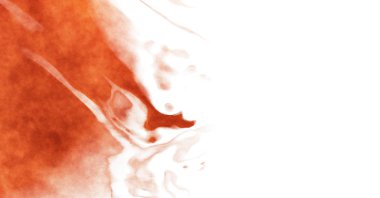 Beyaz arkaplanda soyut renkli suluboya. Dijital resim.