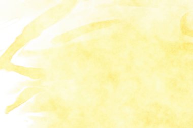 Beyaz arkaplanda soyut renkli suluboya. Dijital resim.