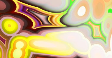 Sıvı renkli gradyanı olan soyut bir arkaplan. Modern kentsel grafiğin 2D çizimi. Graffiti tasarımı duvar kağıdına ilham verdi.