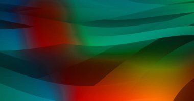 Renkli gradyan ile soyut arkaplan. Çizgili çizgili canlı duvar kâğıdı. Modern hareketin akışkan 2d çizimi.