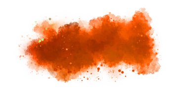 Suluboya arka planda lekeler ve lekelerle boyanmış. Fırça darbesi ile boyanmış. 2d Görüntü.