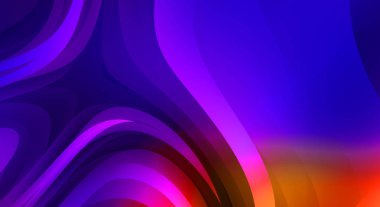 Renkli gradyan ile soyut arkaplan. Çizgili çizgili canlı duvar kâğıdı. Modern hareketin akışkan 2d çizimi.