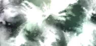 Beyaz arkaplanda soyut renkli suluboya. Dijital resim.