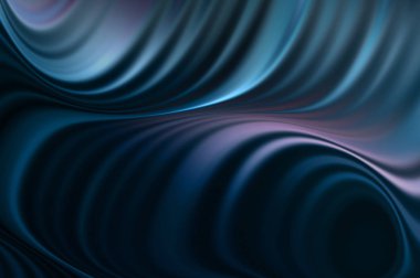 Kavisli çizgileri olan soyut bir arkaplan. Soyut ve gradyan renkte renkli çizimler. Çizgili desenli canlı dalga deseni.