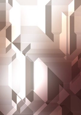 Çokgen arka plan. Geometrik tasarımlı renkli duvar kağıtları. Dijital 3d illüstrasyon.