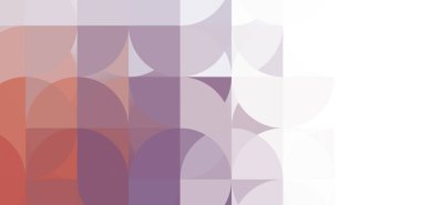 Dairesel şekillerin katmanları renkli ve canlı bir tasarım yaratıyor. Dairelerin sayısal çizimi. Gelecekçi tasarım şablonu.