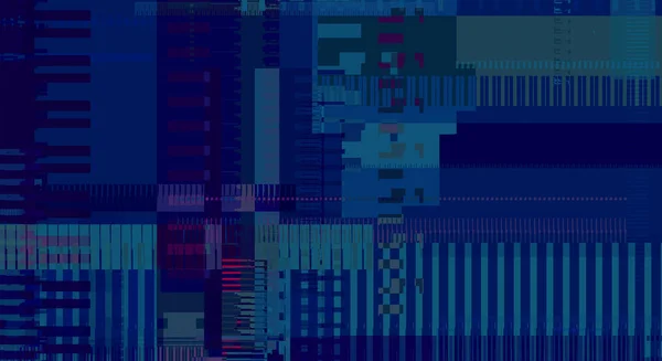 Líneas Geométricas Intersección Multicolor Ilustración Gráfica Tecnología Digital Fondo Abstracto — Foto de Stock