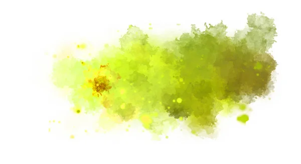 Watercolor Painted Background Blots Splatters Brush Stroked Painting Illustration — 스톡 사진