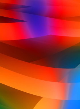 Renkli gradyan ile soyut arkaplan. Çizgili çizgili canlı duvar kâğıdı. Modern hareketin akışkan 2d çizimi.