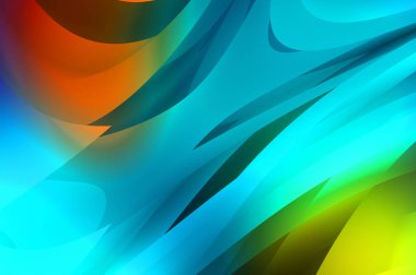 Renkli gradyan ile soyut arkaplan. Çizgili çizgili canlı duvar kâğıdı. Modern hareketin akışkan 2d çizimi.
