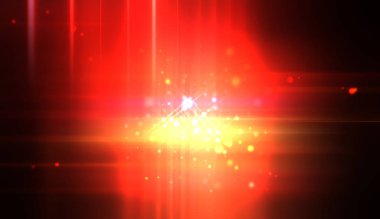 Canlı ve canlı ışık parlamalarının serin arkaplanı. Renkli parlak ışıklar patlama efektiyle görüntülenir. Parlak renkli arkaplan.