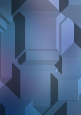 Çokgen arka plan. Geometrik tasarımlı renkli duvar kağıtları. Dijital 3d illüstrasyon.