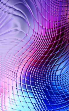 Soyut arkaplan. Renkli dalgalı tasarım duvar kağıdı. yaratıcı grafik 2D çizim. Dinamik şekilli modaya uygun sıvı örtüsü.