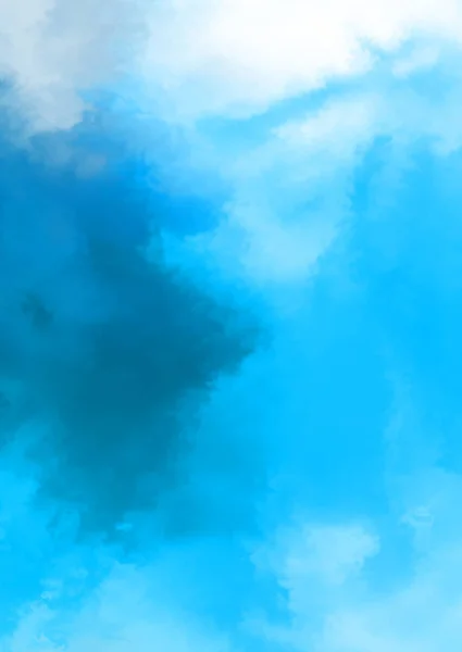 Абстрактный Красочный Акварель Белом Фоне Цифровая Живопись — стоковое фото