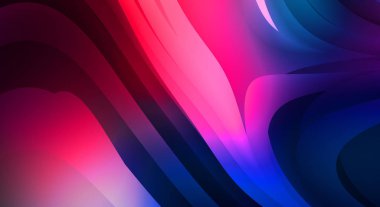 Renkli gradyan ile soyut arkaplan. Çizgili çizgili canlı duvar kâğıdı. Modern hareketin akışkan 2d çizimi.