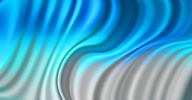 Kavisli çizgileri olan soyut bir arkaplan. Soyut ve gradyan renkte renkli çizimler. Çizgili desenli canlı dalga deseni.