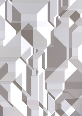 Çokgen arka plan. Geometrik tasarımlı renkli duvar kağıtları. Dijital 3d illüstrasyon.