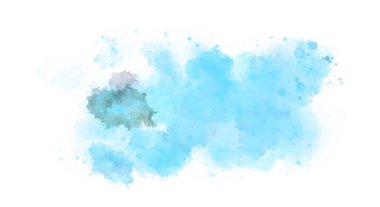 Suluboya arka planda lekeler ve lekelerle boyanmış. Fırça darbesi ile boyanmış. 2d Görüntü.