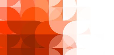 Dairesel şekillerin katmanları renkli ve canlı bir tasarım yaratıyor. Dairelerin sayısal çizimi. Gelecekçi tasarım şablonu.