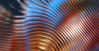 Soyut arkaplan. Renkli dalgalı tasarım duvar kâğıdı. Grafik illüstrasyon.